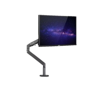 China Aluminum alloy single monitor arm, monitor stand applied to computer screens from 17-32 inch, no-punching PC mount for sale