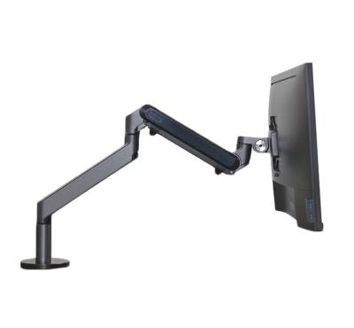 China Heavy Duty Ergonomic 10mm-75mm Desktop Mount Monitor Single Arm VESA Monitor Arm C Clamp for sale