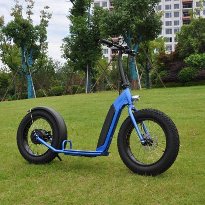 China OEM China Folding 500w Rear Motor Unisex Fast Shipping E-scooter 20 Inch Fat Tire Escooter for sale