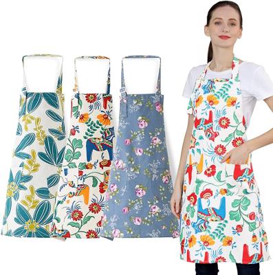 China High Quality Custom Paint Logo Cotton Aprons And Drinks/Food Chef Hat Cooking Set for sale