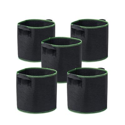 China Wholesale Black Scented 1 Garden Plant 3 5 7 10 20 30 Gallon Pots Scented Grow Bags for sale