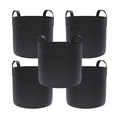 China 1 2 3 5 7 10 20 25 30 50 wholesale breathable 100 gallon artificial fabric plant felt grow bag for plants for sale