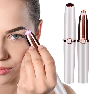 China Women Painless Depilator Hair Remover Epilator Mini Shaver Razors Portable Facial Electric Car Makeup Eyebrow Trimmer New for sale