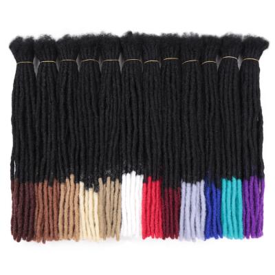 China Handmade Box Braid Hair Dreadlocks Hair Extension 20 Inch Ombre Crocheted Hair, Dirty Braid for sale