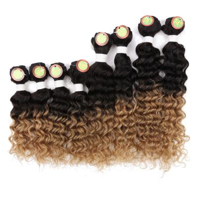 China Jerry Curl Full Head Brazilian Weave Bundles 8pcs Curly Curly Hair Weave for sale