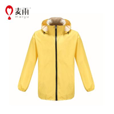 China New Design Durable Wholesale Running Waterproof Safety Rain Jacket for sale