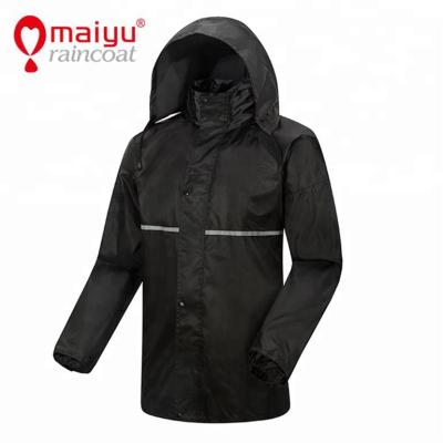 China Maiyu's Hot Selling Raincoat Single Adults Polyester Raincoat Men's Raincoat for sale