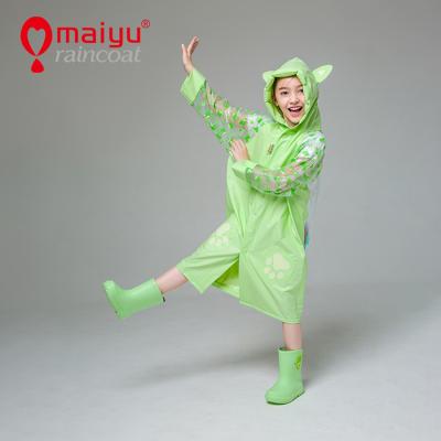 China 100% Windproof PVC Raincoat /Windproof/Eco-friendly/Durable/Soft Eco-friendly Material Raincoat For Kids Children for sale