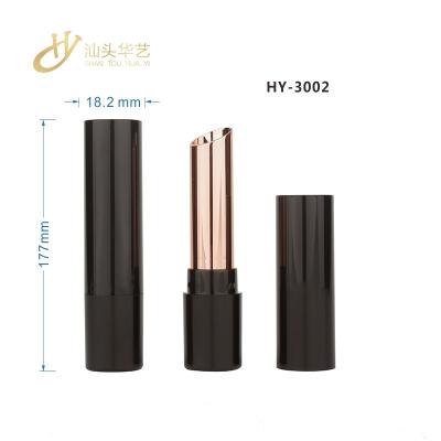 China HUAYI Wholesale Custom Luxury Empty Small Round Black Lipstick Cosmetic Tube Empty Container for sale