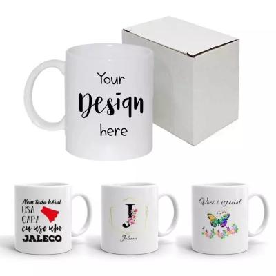 China Customized Creative Feature Viable Surprise Logo Design Package Item Style Pcs Box Wedding Black Coffee Mugs Ceramic Gift Accessories for sale