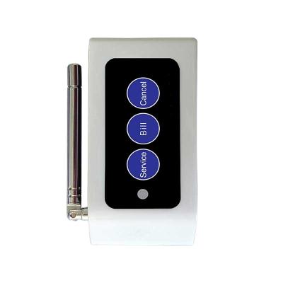 China Clinic/restaurant/cafe radio call system two-button/transportation/three-button beeper emergency call waterproof button for sale