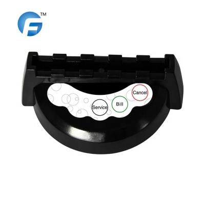 China Clinic/Restaurant/Cafe/Transportation Five-Key Three-Key Desktop Card Pager Base Caller Service Button Pager for sale