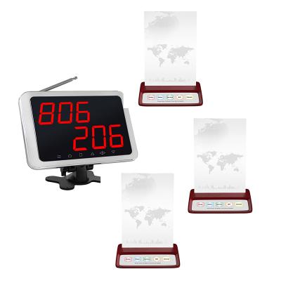 China Hot Selling Cheap Custom Hospitality Hospitality Waiter Call Wireless System/Clinic/Restaurant/Cafe/Transportation Pager Pager for sale