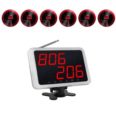 China Cafe Paging System Coaster Buzzer Call Wireless Clinic/Restaurant/Restaurant Vibrating Transport Pager Quiz Buzzer System for sale