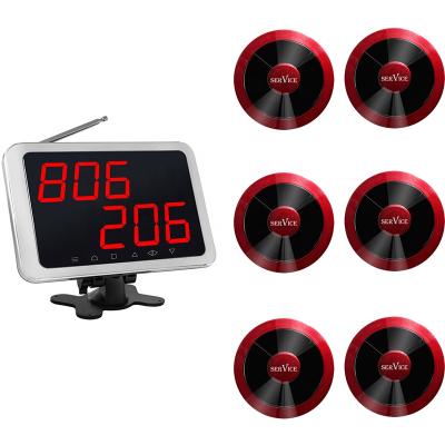 China Good Quality Clinic/Restaurant/Cafe/Transport Waiter Pager System Restaurant Wireless Calling System for sale