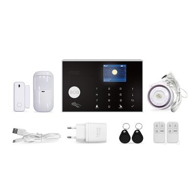 China Tuya Anti-theft/Intruder Home Burglar Alarm System 433 MHz Smart House Alarm Security System For Home for sale