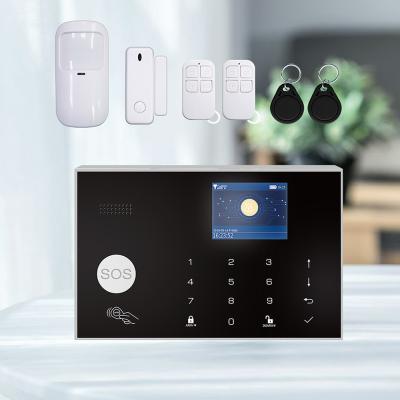 China Smart Home Automation Wifi 4G Wireless Remote Control Home Security Alarm System With Factory Price for sale