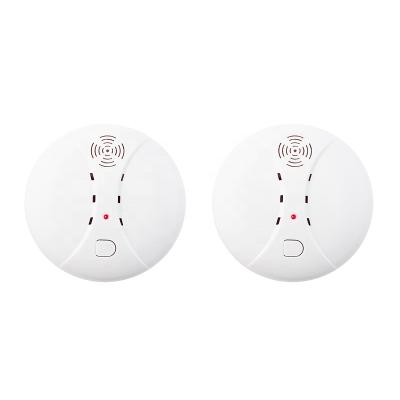 China Manufacturer Price Tuya Fire and Smoke Sensor Detector WiFi Alarm with 85Db Mobile Alarm App Control and Sound 110*110*45mm for sale