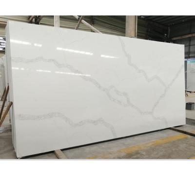 Cina Top quality Artificial Stone marble veins slab calacatta white marble slab with grey veins for sale in vendita