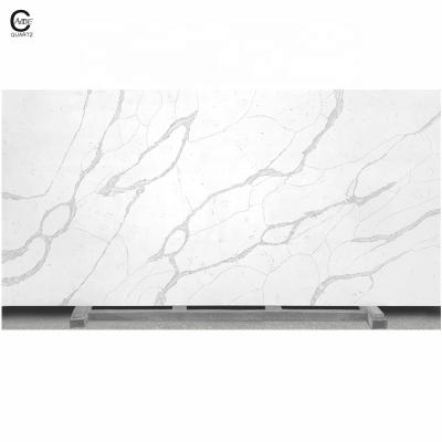 Cina Caxstone New Design Calacatta White Quartz Slabs Polished Engineered Stone Quartz 20/30 mm in vendita