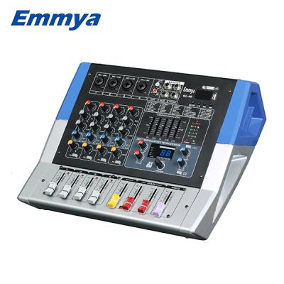 China Active With USB 6 Big Powerful Audio Mixer 4 8 12 Channel Power Sound Mixer With USB Port for sale