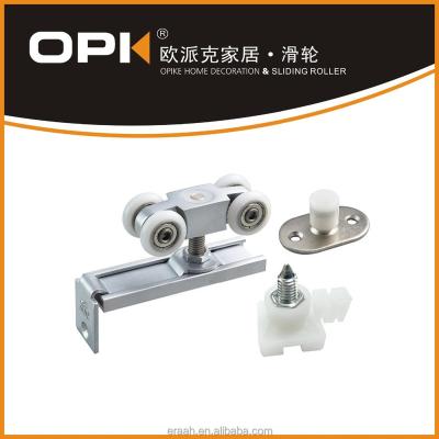 China CFA-117 Cowdroy Wardrobe Sliding / Overhead Roller Bearings 4 Wheel Slider Door for sale