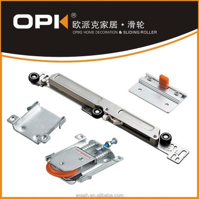 China OPK-60302B-03 wardrobe adjust soft closing mechanism with rear roller and bottom guide for sale