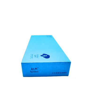 China Recyclable Custom Design Kids Artist Professional Watercolor Paper Painting Drawing Box For Pigment Packaging for sale