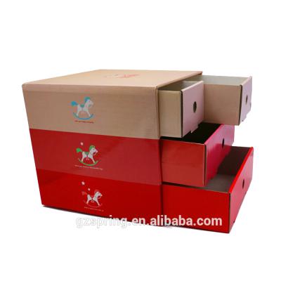 China Recyclable Wholesale Lucky Recycled Paper Drawer Storage Box for sale