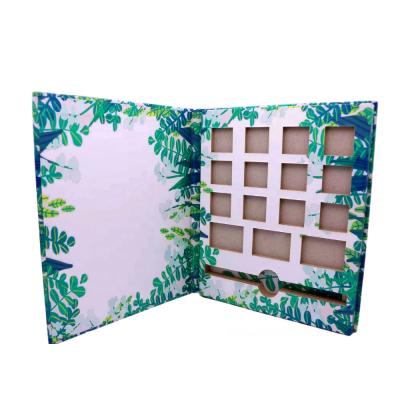 China Manufacturer Custom Empty 15 Color Eyeshadow Case Recyclable Eyeshadow Box for sale