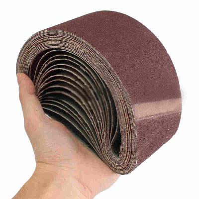 China High Quality New 2*27in 50x686mm 80 Grit Sanding Belts Aluminum Oxide Sander Sanding Belts for sale