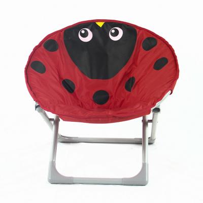 China Modern Custom Cartoon Animal Print Folding Garden Chair Lightweight Garden Moon Chairs Folding For Child for sale