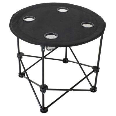 China Modern Custom Profile Durable Folding Adjustable Metal Fish Table With 4 C Up Rack for sale