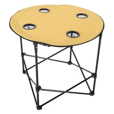 China ODM modern design metal folding table lightweight safe foldable portable camping table for sale