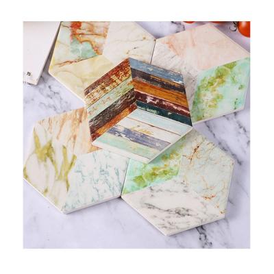 China 2021 viable design 9cm/10cm/11cm wholesale coaster natural ceramic coasters for ceramic sublimation for sale