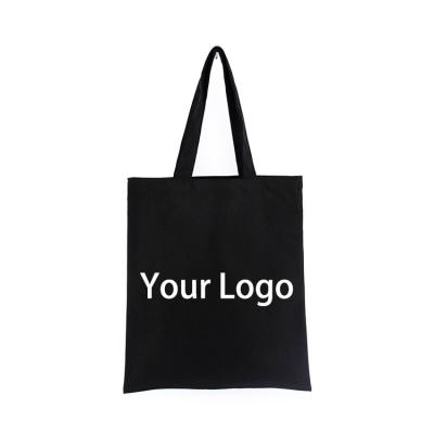 China Custom Colored Handled Cotton Reusable Tote Canvas Foldable Shopping Bags for sale