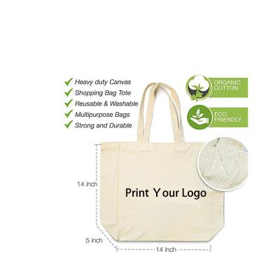 China Popular Reusable Soft-Loop Cotton Canvas Foldable Tote Custom Shopping Bags With Logos for sale