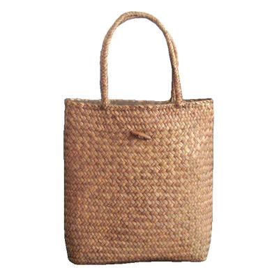 China Fashion Women Large Casual Shoulder Handbag Basket Storage Straw Beach Handmade Tote Bags for sale