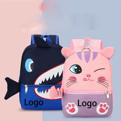 China Hot 3D Cartoon Baby Backpacks Kindergarten Children Animal Schoolbag Waterproof for sale