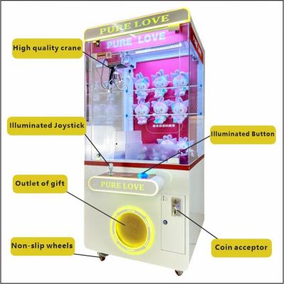 China Metal Coin-operated game machine larger claw machine  claw machine toys Vending Arcade for sale