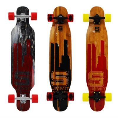 China Maple Bamboo+ Bamboo Longboards complete with bamboo and maple longboards for sale