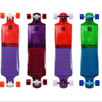 China Factory 9 Ply100% Canadian Maple Longboard Skateboard for sale