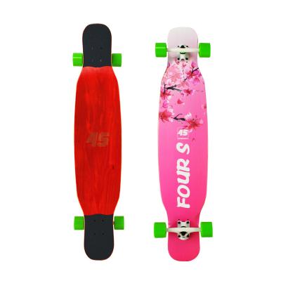 China Longboard Adult Bamboo Free Ride Skateboard Maple Long Board for sale