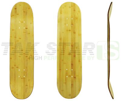 China Wholesale Empty Canadian Maple+Bamboo Bamboo Skateboard Decks for sale