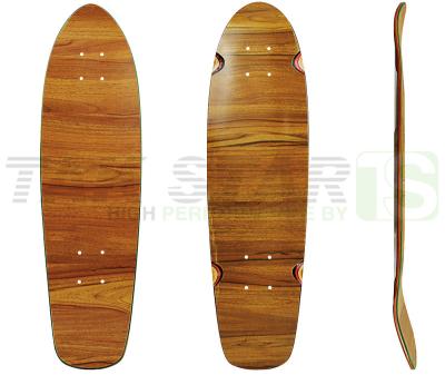 China Custom Graphics Canadian Maple+Bamboo Mini Cruiser Skateboard Cheap Wooden Decks for sale