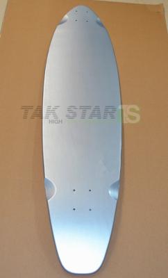 China Metallic Silver Maple Longboard Decks Classic Canadian Maple+Bamboo Color Longboard Decks for sale