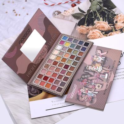 China Waterproof 50 Color Blusher Eyeshadow Factory Direct Pressed Glitter Children Stage Makeup OEM ODM Waterproof Natural Matte Cosmetics for sale