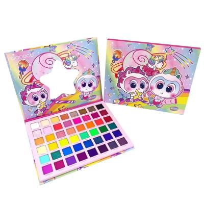 China Waterproof 48 Color Pressed Eye Shadow Glitter Custom Factory Direct OEM ODM Children Stage Makeup IGOODCO Pearlescent Matte Palette Applicator Kawai IGOODCO ONEYIOO for sale