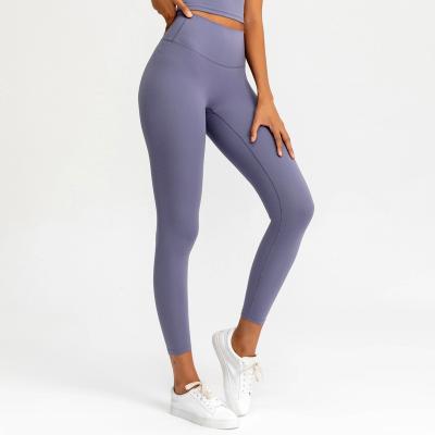 China 0775 Colored Gym Friendly Squat Fitness Yoga Pants Skin Proof Breathable Compression Tights Sport Workout Leggings for sale