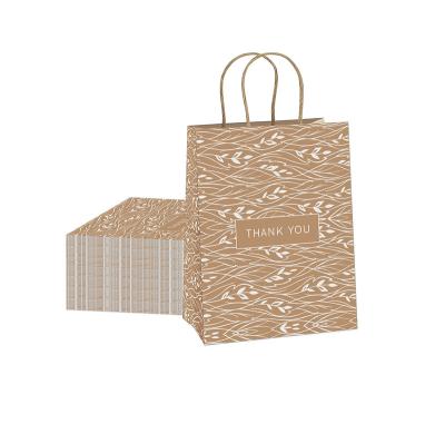 China Handmade Leenice Kraft Paper Bags , Gift Paper Bags With Handles for sale